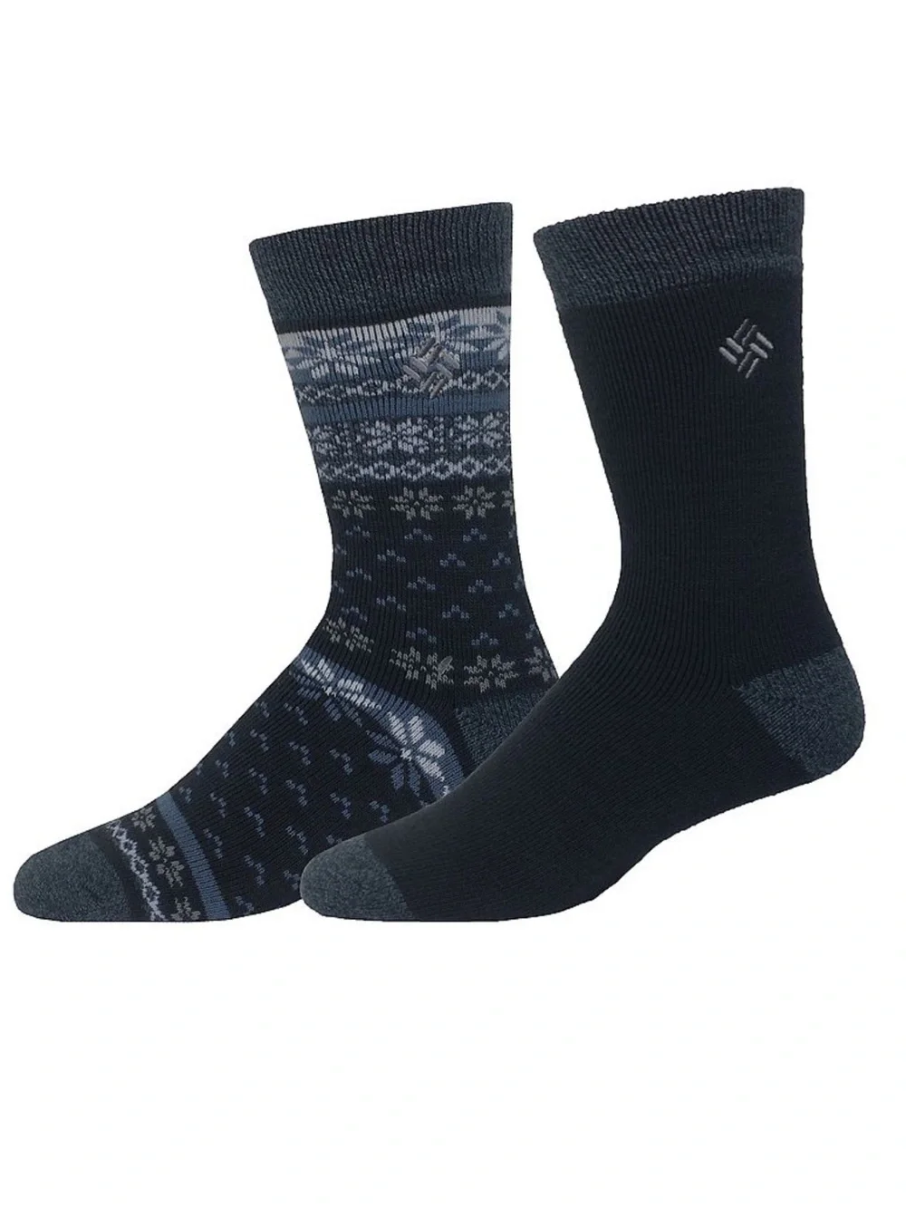 Columbia fleece lined socks 2 pack
